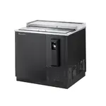 Blue Air BBC-36B-HC, 36-inch Black Horizontal Bottle Cooler with Sliding Top Lid, 9.9 Cu. Ft.