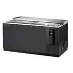 Blue Air BBC-65B-HC, 65-inch Black Horizontal Bottle Cooler with Sliding Top Lid, 20.1 Cu. Ft.