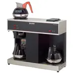 Bunn VPS, 12-Cup Pourover Coffee Brewer with 1 Upper and 2 Lower Warmers, NSF, UL