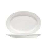 C.A.C. 101-33, 7.25x5-Inch White Oval Porcelain Lincoln Platter, 3 DZ/CS