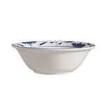 C.A.C. 103-74, 21 Oz 7-Inch Blue Lotus Porcelain Noodle Bowl, 2 DZ/CS