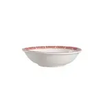 C.A.C. 105-44, 3.75-Inch Red Gate Porcelain Sauce Dish, 15 DZ/CS