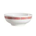 C.A.C. 105-MB9, 84 Oz 9.25-Inch Red Gate Porcelain Soup Bowl, DZ