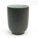 C.A.C. 666-1-BLU, 8 Oz 2.75-Inch Blue Non-Glare Glaze Stoneware Cup, 3 DZ/CS