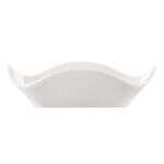 C.A.C. AFD-10, 10.5-Inch White Porcelain Alice Floral Dish, DZ
