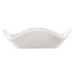 C.A.C. AFD-8, 8.5-Inch White Porcelain Alice Floral Dish, 2 DZ/CS