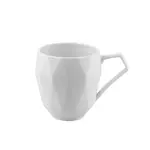 C.A.C. ART-17, 13 Oz White Porcelain Art Deco Mug, 3 DZ/CS