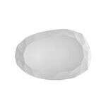 C.A.C. ART-41, 13.75x9.12x0.87-Inch White Porcelain Art Deco Platter, DZ