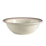 C.A.C. AZ-10, 13 Oz 6.37-Inch Arizona Brown Rim Grapefruit Dish, 3 DZ/CS