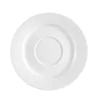 C.A.C. ВЅT-2, 6-Inch Boston White Porcelain Saucer For ВЅT-1-S, 3 DZ/CS
