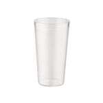 C.A.C. BVPT-12CL, 12 Oz Poly Pebble Textured Clear Tumbler, DZ