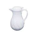 C.A.C. BVSR-42W, 42 Oz White Swirl Insulated Beverage Server