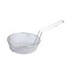 C.A.C. CBKR-10F, 10-inch Nickel-Plated Metal Round Culinary Basket Fine Mesh