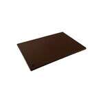 C.A.C. CBPH-1218BN, 12x18-inch PE Brown Cutting Board