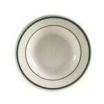 C.A.C. CES-3, 10 Oz 9-Inch Stoneware Emerald Rim Soup Plate, 2 DZ/CS