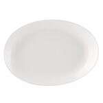 C.A.C. COP-514, 12.5-Inch White Porcelain Coupe Oval Platter, DZ