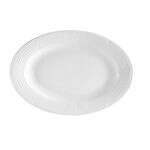 C.A.C. CRO-34, 9-Inch Porcelain Embossed Corona Oval Platter, 2 DZ/CS
