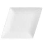 C.A.C. DM-51, 15-Inch Porcelain Diamond Narrow Rim Rhombus Platter, DZ