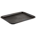 C.A.C. DSPT-1216K, 12x16-inch Black PP Fast Food/Cafeteria Tray