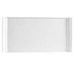 C.A.C. DYN-30, 5-Inch White Porcelain Rectangular Platter, 4 DZ/CS