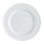 C.A.C. EVT-8, 9-Inch Everest Fully Glazed Porcelain Round Plate, 2 DZ/CS