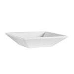 C.A.C. F-QB7, 18 Oz 7-Inch Porcelain Sushia Square Bowl, 2 DZ/CS