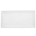 C.A.C. F-RP12, 12-Inch White Stoneware Rectangular Plate, 2 DZ/CS
