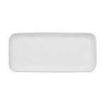C.A.C. F-RT8, 7.75-Inch White Stoneware Rectangular Tray, 2 DZ/CS