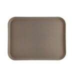 C.A.C. FGTD-1520BN, 15x20-inch Rectangular Fiberglass Brown Tray