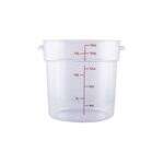 C.A.C. FS1P-18C, 18 Qt Polycarbonate Clear Round Food Storage Container