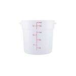 C.A.C. FS2P-18T, 18 Qt Polypropylene Clear Round Food Storage Container