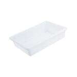 C.A.C. FS4F-6W, 26x18x6-inch Polyethylene Full-Size White Food Storage Box