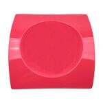 C.A.C. FSB-21-R, 12-Inch Red Porcelain Rectangular Bridge Platter, 4 PC/CS