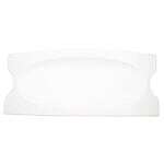 C.A.C. FSB-28, 28-Inch White Porcelain Bridge Platter, 2 PC/CS