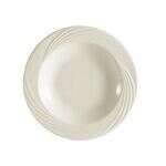 C.A.C. GAD-115, 32 Oz 11.75-Inch Bone White Round Porcelain Soup Plate, DZ