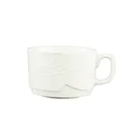 C.A.C. GAD-35, 3.5 Oz 2.87-Inch Porcelain Stacking/Coffee Cup, 3 DZ/CS