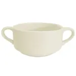 C.A.C. GAD-46, 6 Oz 6-Inch Bone White Porcelain Bouillon with Handles, 3 DZ/CS