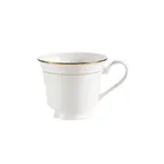 C.A.C. GRY-1, 7 Oz 4.5-Inch Porcelain Golden Royal Banquet Cup with Gold Band, 3 DZ/CS (Discontinued)