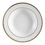 C.A.C. GRY-11, 5 Oz 5-Inch Porcelain Golden Royal Fruit Dish with Gold Band, 3 DZ/CS (Discontinued)