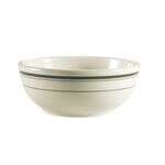 C.A.C. GS-24, 10 Oz 5.25-Inch Green Band Stoneware Nappie, 3 DZ/CS