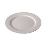 C.A.C. GW-6, 6.5-Inch Porcelain Bone White Dinner Plate, 3 DZ/CS