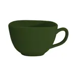 C.A.C. KC-1-G, 8 Oz 3.75-Inch Green Stoneware Square Cup, 3 DZ/CS
