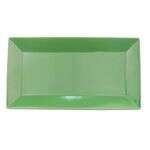 C.A.C. KC-12-G, 10-Inch Green Stoneware Rectangular Platter, 2 DZ/CS