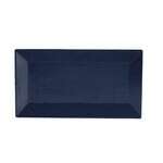 C.A.C. KC-14-CBU, 13-Inch Cobalt Blue Stoneware Rectangular Platter, DZ