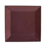 C.A.C. KC-16-PLM, 10-Inch Plum Stoneware Square Plate, DZ