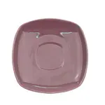 C.A.C. KC-2-PLM, 6-Inch Plum Stoneware Saucer for KC-1-PLM, 3 DZ/CS