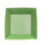C.A.C. KC-B8-G, 42 Oz 8-Inch Green Stoneware Square Bowl, 2 DZ/CS