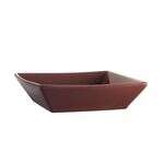 C.A.C. KC-B8-PLM, 42 Oz 8-Inch Plum Stoneware Square Bowl, 2 DZ/CS