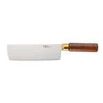 C.A.C. KCCW-72, 7.25-Inch Chinese Cleaver w/ Wooden Handle