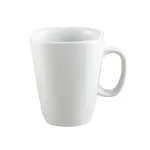 C.A.C. KSE-M10, 10 Oz Bright White Square Porcelain Mug, 3 DZ/CS